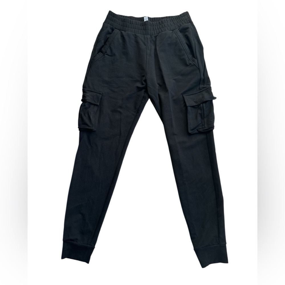 ALO Yoga Black Cargo Track Joggers